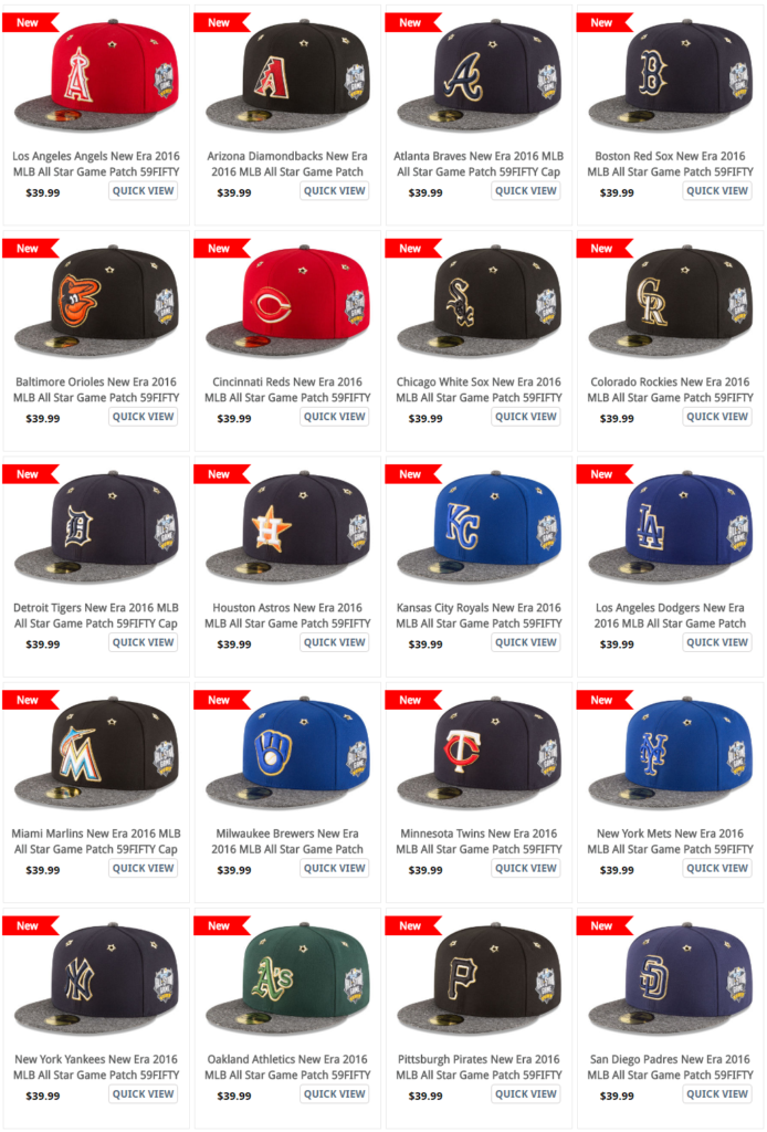 The MLB ALL STAR GAME definitive hat guide, every style, every team