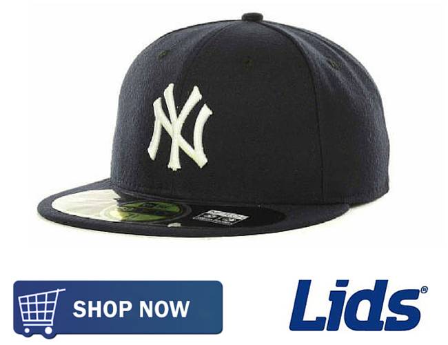 black yankees hat lids